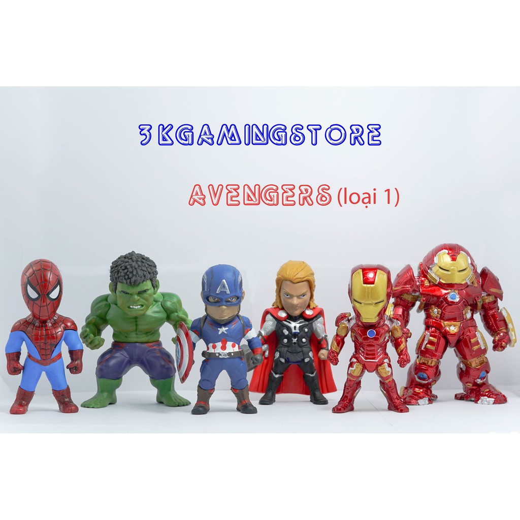 FREESHIP - Mô Hình Nhân Vật Avenger Siêu Anh Hùng ( 6 EM )