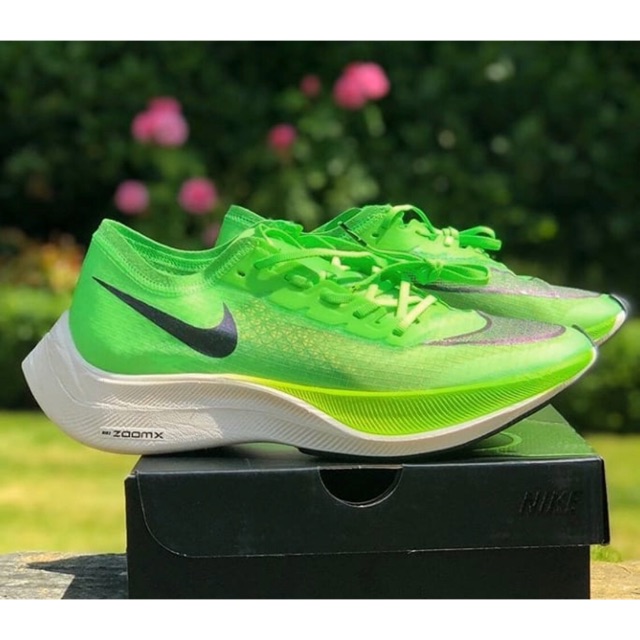 Giày nike zoomx vaporfly 5% 5.0 next percent màu xanh vàng old full box chính hãng