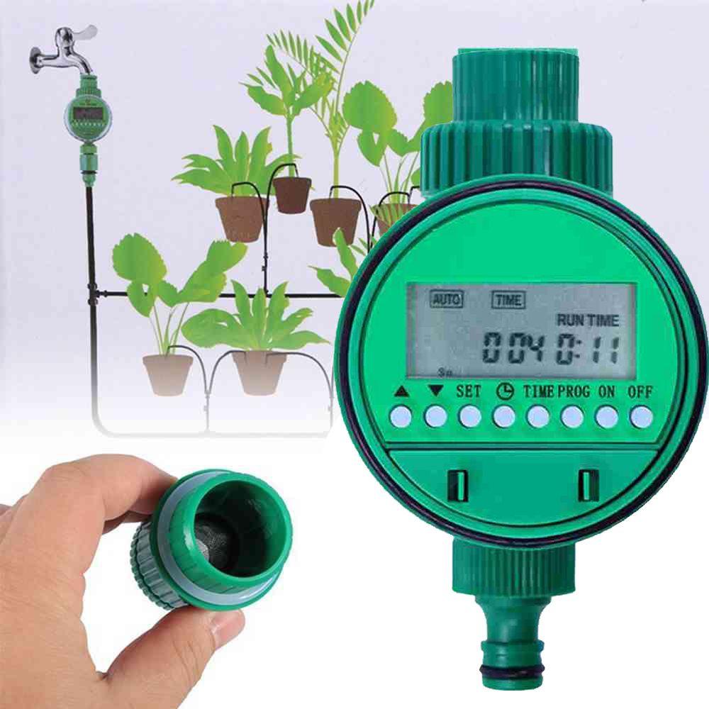 Van Hẹn Giờ Tưới Nước Cho Cây Cảnh Màn Hình LCD