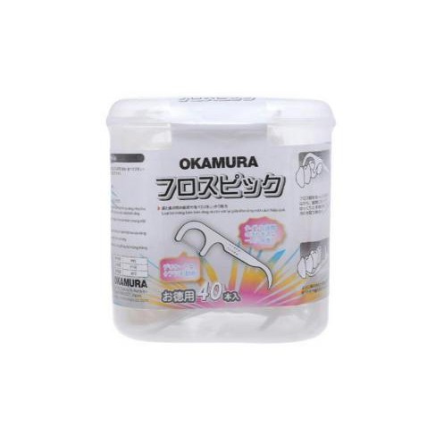 Okamura - Hộp tăm chỉ nha khoa chất lượng Nhật Bản (40 cây)