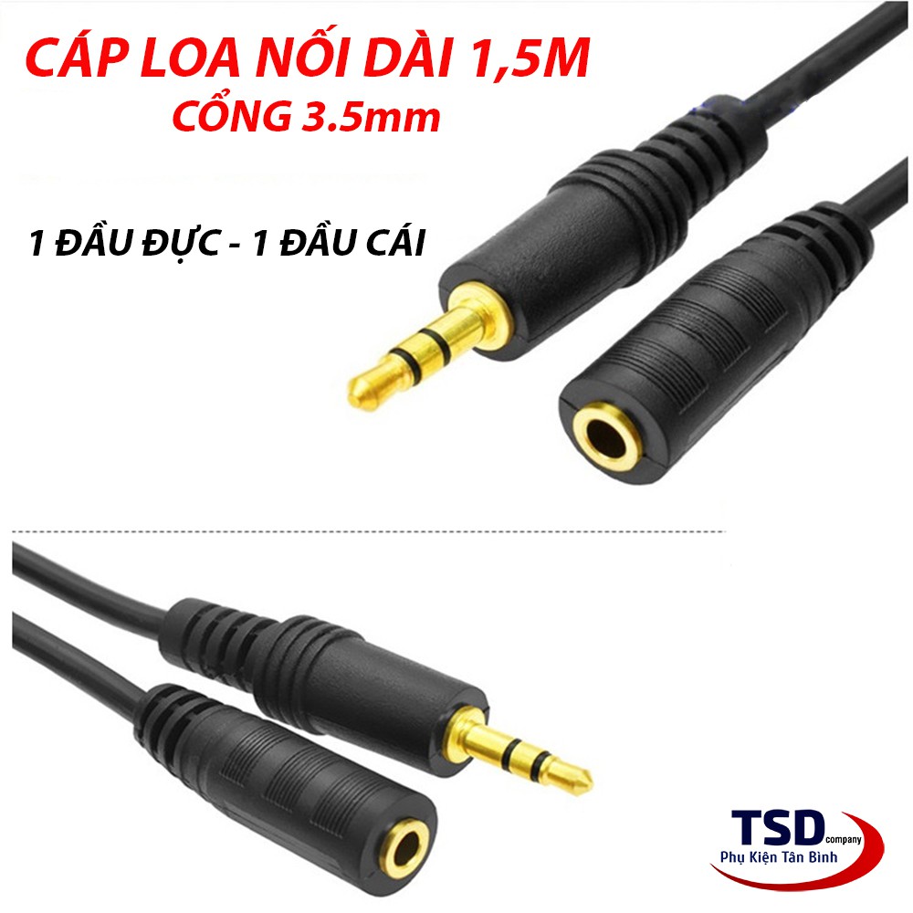 Dây Loa Nối Dài 1,5M