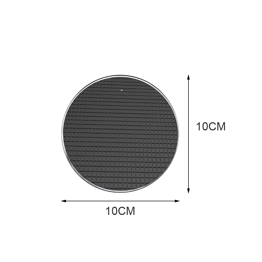 PUR 10W QC Desktop Round Fast Wireless Charger for iPhone 8P XR Xiaomi 9 Samsung Huawei Fast Charger