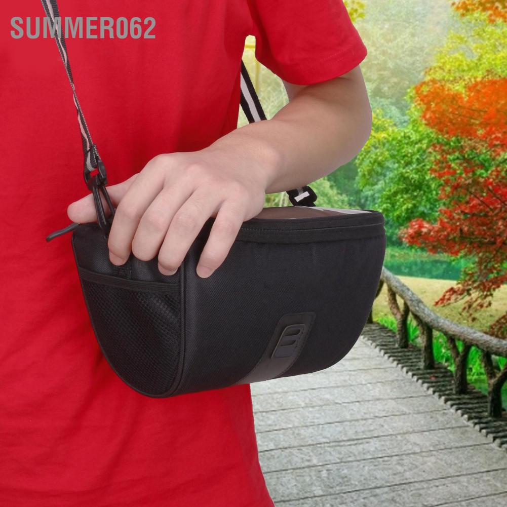Summer062 Multifunction Bicycle Front Frame Phone Holder Case Bike Top Tube Storage Bag