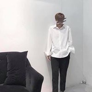 Áo sơ mi lụa unisex dài tay