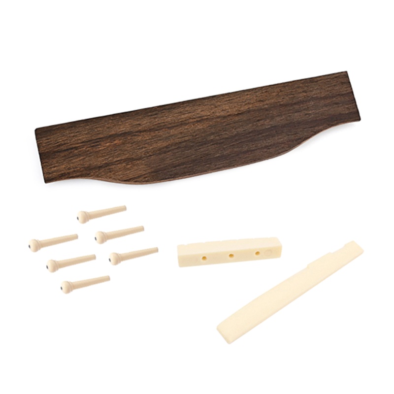 Ngựa Đàn Guitar Bằng Gỗ Hồng Sắc Cao Cấp