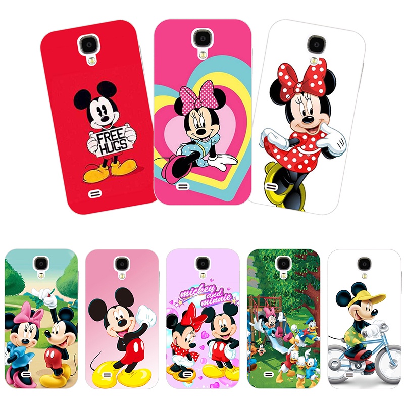Ốp điện thoại TPU dẻo họa tiết hoạt hình Mickey dễ thương cho Samsung S4 i9500 Samsung Galaxy S4 Mini i9190
