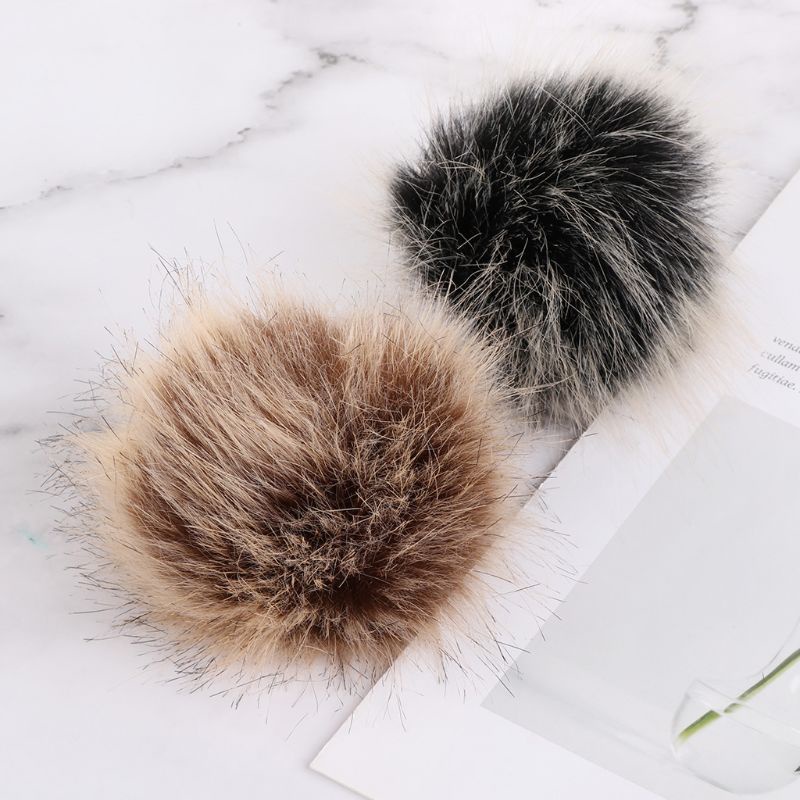Set 14 Cục Bông Giả 10cm Kèm Dây Thun Co Giãn Để Đan Len