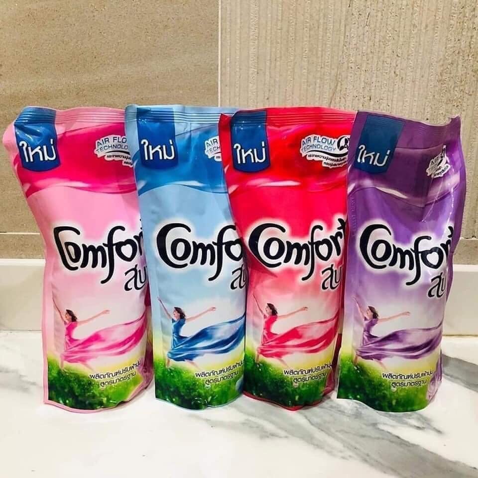 SALE Combo 10 túi nước Xả Vải Comfort 580ml Thái Lan ( giao màu ngẫu nhiên)