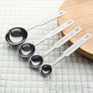 Set 4 muỗng đo lường bằng inox