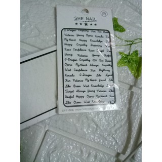 Sticker trang tri mong 2
