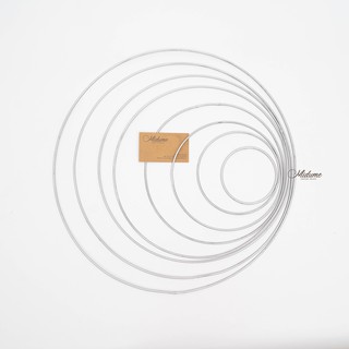 Vòng sắt nhiều kích thước làm dreamcatcher phụ kiện handmade làm vòng hoa, khung tròn để trang trí