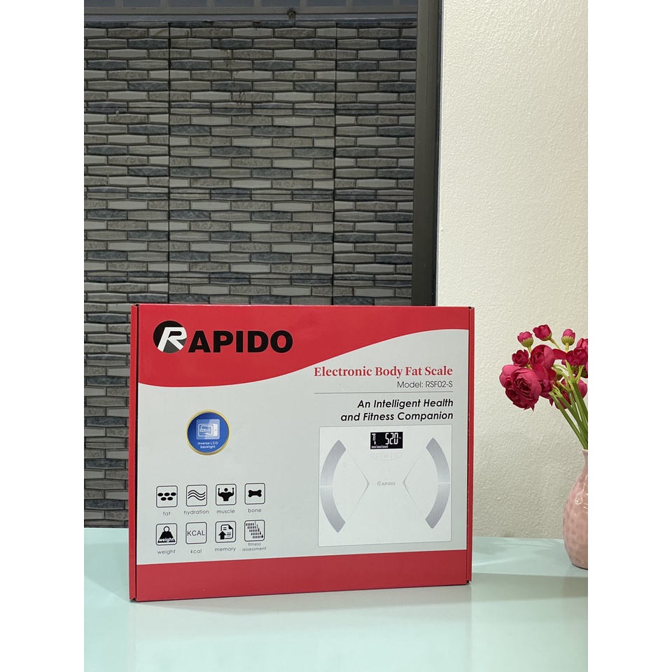 Cân sức khỏe và phân tích các chỉ số cơ thể Rapido RSF02-S