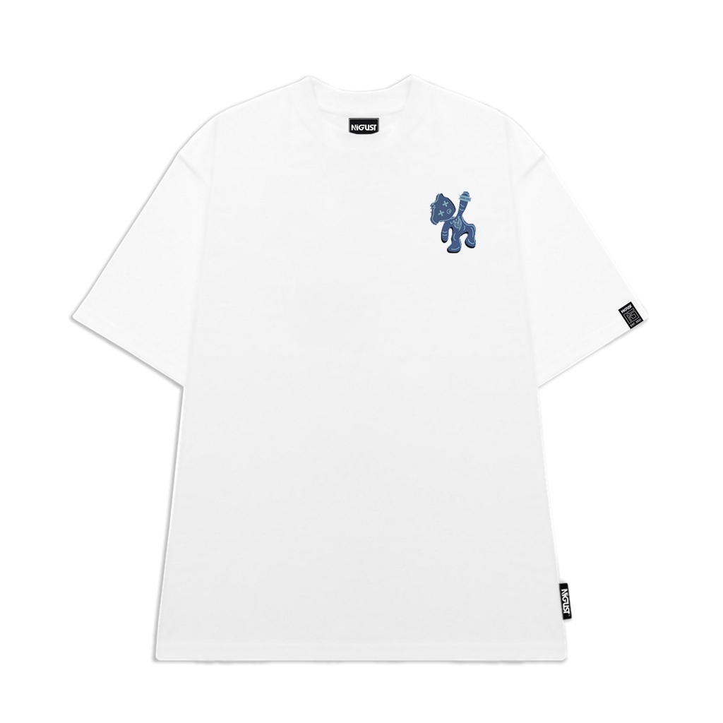 Áo thun unisex in hình gấu nasa form rộng , áo local brand chính hãng full tag nam nữ Nigust N225