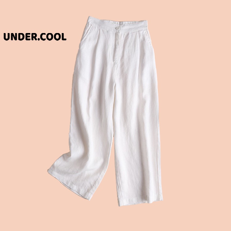 Quần dài UNDERCOOL ống suông dáng dài chất đũi trẻ trung