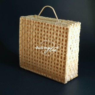 Hộp quà mây tre đan 30*40cm