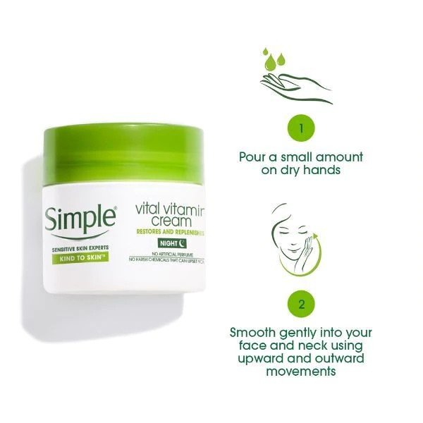 Kem Dưỡng Ban Đêm Simple Vital Vitamin Cream 50ml | BigBuy360 - bigbuy360.vn
