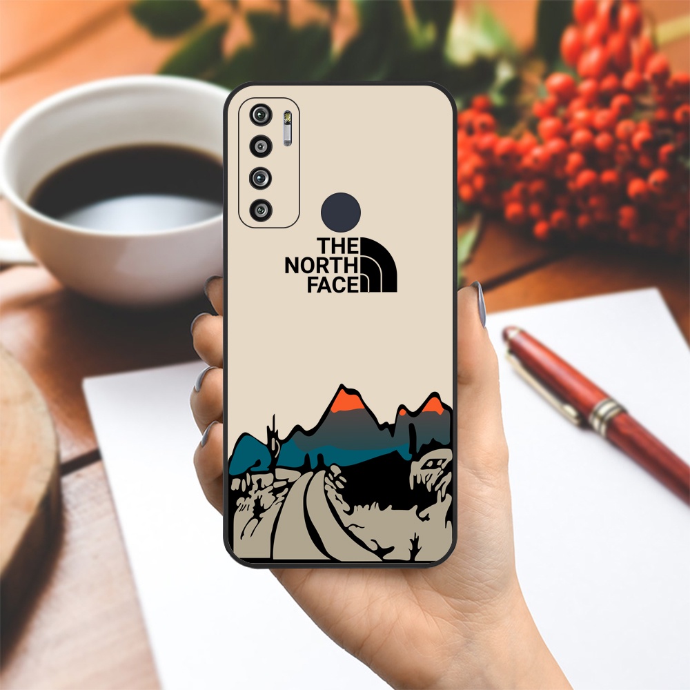 Ốp lưng Vina Case Vsmart Joy 3/Joy 4/Star 3/Aris/....dẻo đen in hình The North Face