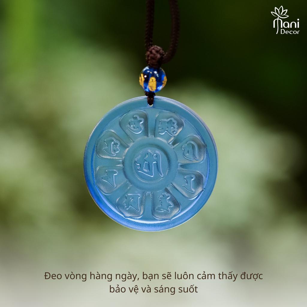 Vòng cổ Đức Văn Thù, hỗ trợ mắn trong thi cử, chất liệu lưu ly - Mani Decor