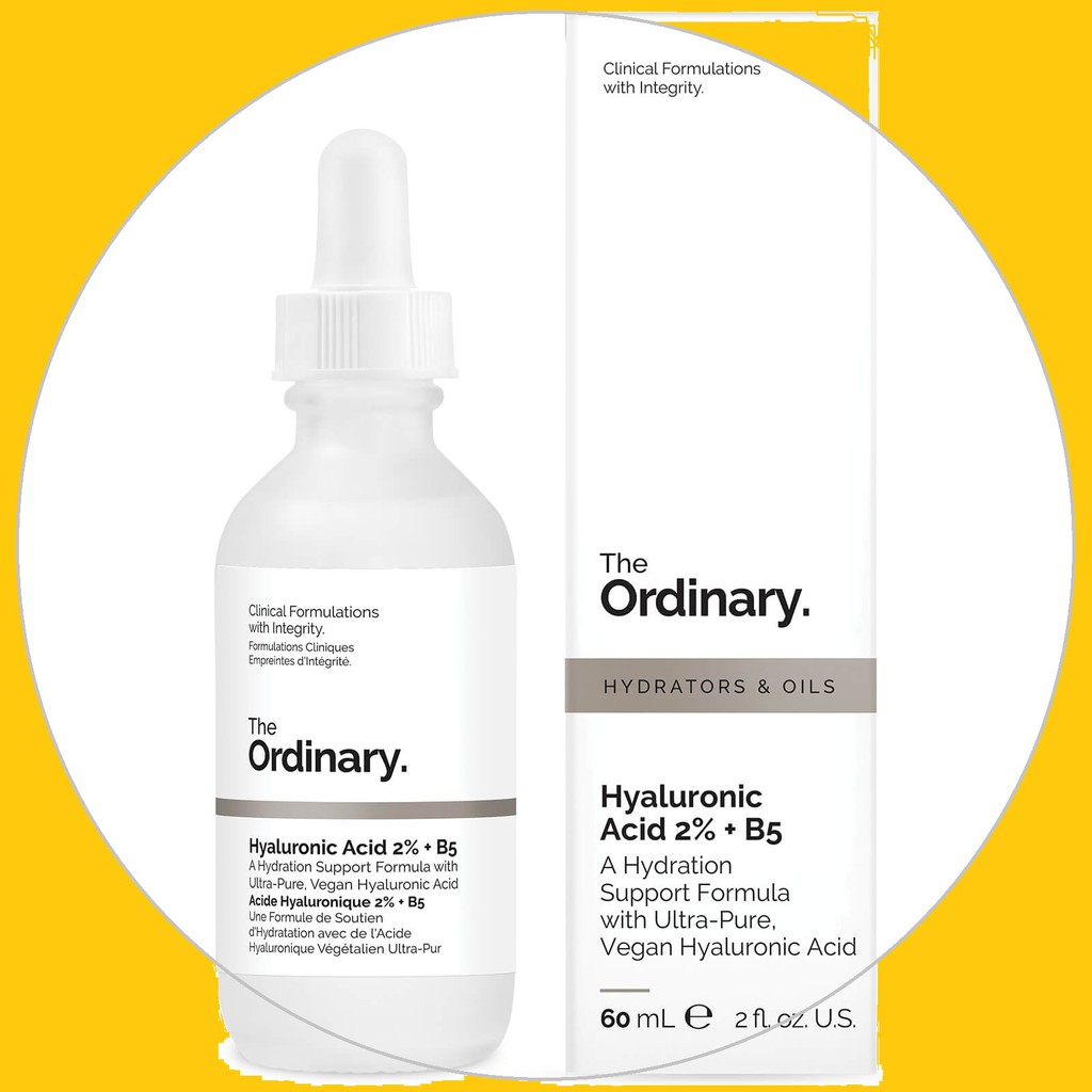 The Ordinary Cấp ẩm hồi phục Hyaluronic Acid 2% + B5 Chính hãng nhập đường hàng không, chất lượng tuyệt hảo