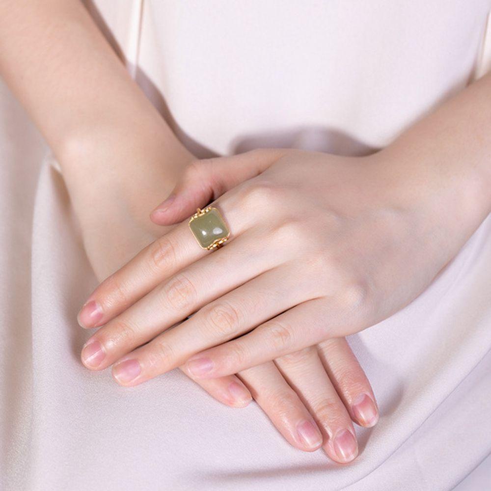 Nhẫn Thiết Kế Đơn Giản Thời Trang|Nhẫn Hình Đám Mây Xanh Phong Cách Trung Hoa