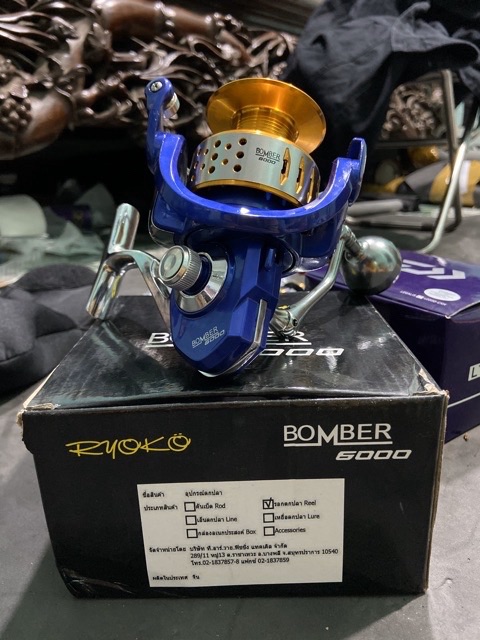 máy câu 6000 RYOKO bomber thái lan máy câu cực khoẻ y hình giá rẻ xả kho