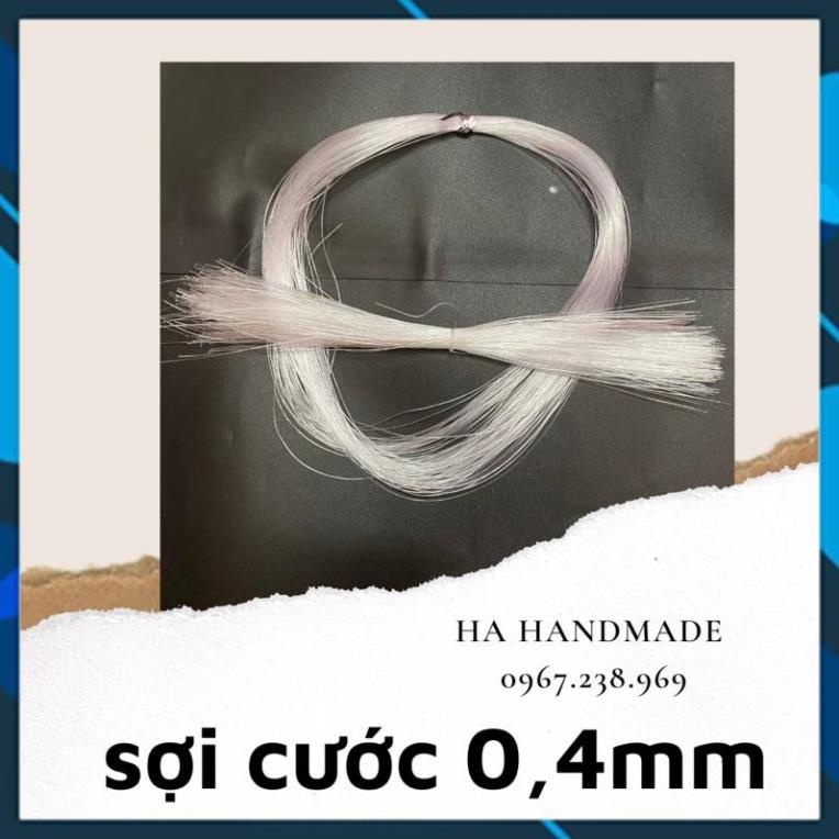 1 bó sợi cước buộc hoa đá pha lê🌱xâu hạt✔️ Handmade Handmade