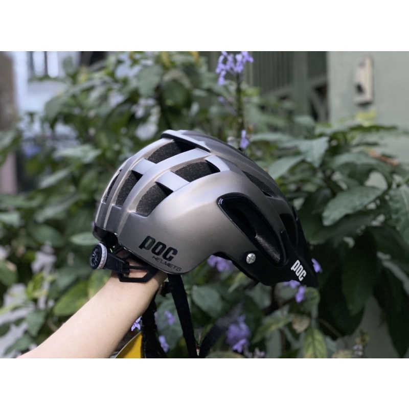 MŨ BẢO HIỂM POC P07 XÁM TITAN CỰC ĐẸP, TẶNG TÚI ĐỰNG POC
