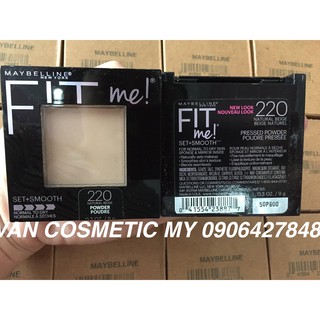 Phấn Phủ MAYBELINE Fit Me Matte + Poreless Pressed Powder