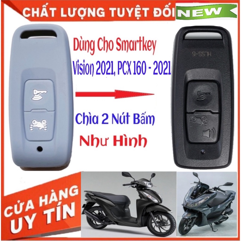 -Bọc  Silicol Smartkey bảo vệ Remote Honda Vision 2023, PCX 160- 2023