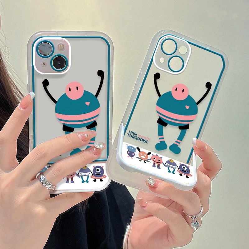 Ốp Điện Thoại Silicon Mềm Trong Suốt Chống Sốc Có Giá Đỡ Cho IPhone 11 12 13 Pro Max XS X XR 7 8 6 6S Plus