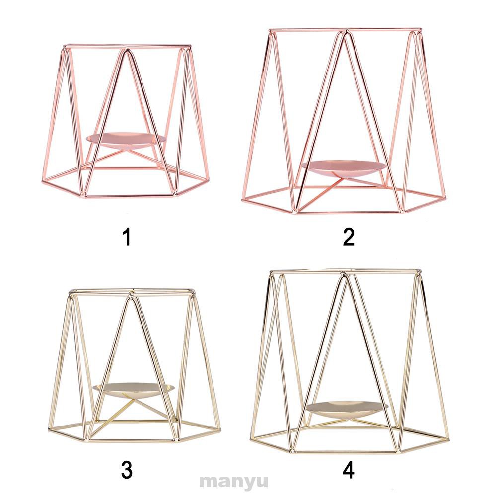 Giá Đỡ Nến Bằng Sắt 3d Kiểu Dáng Lãng Mạn Phong Cách Bắc Âu