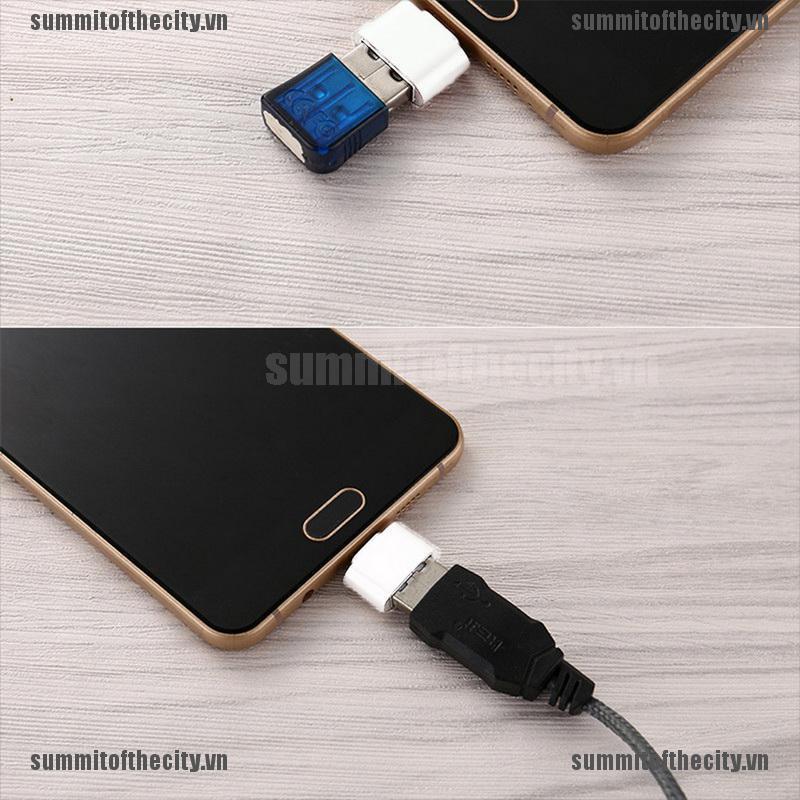 Set 2 Đầu Chuyển Đổi Micro Usb Sang Usb A 2.0 Tiện Dụng