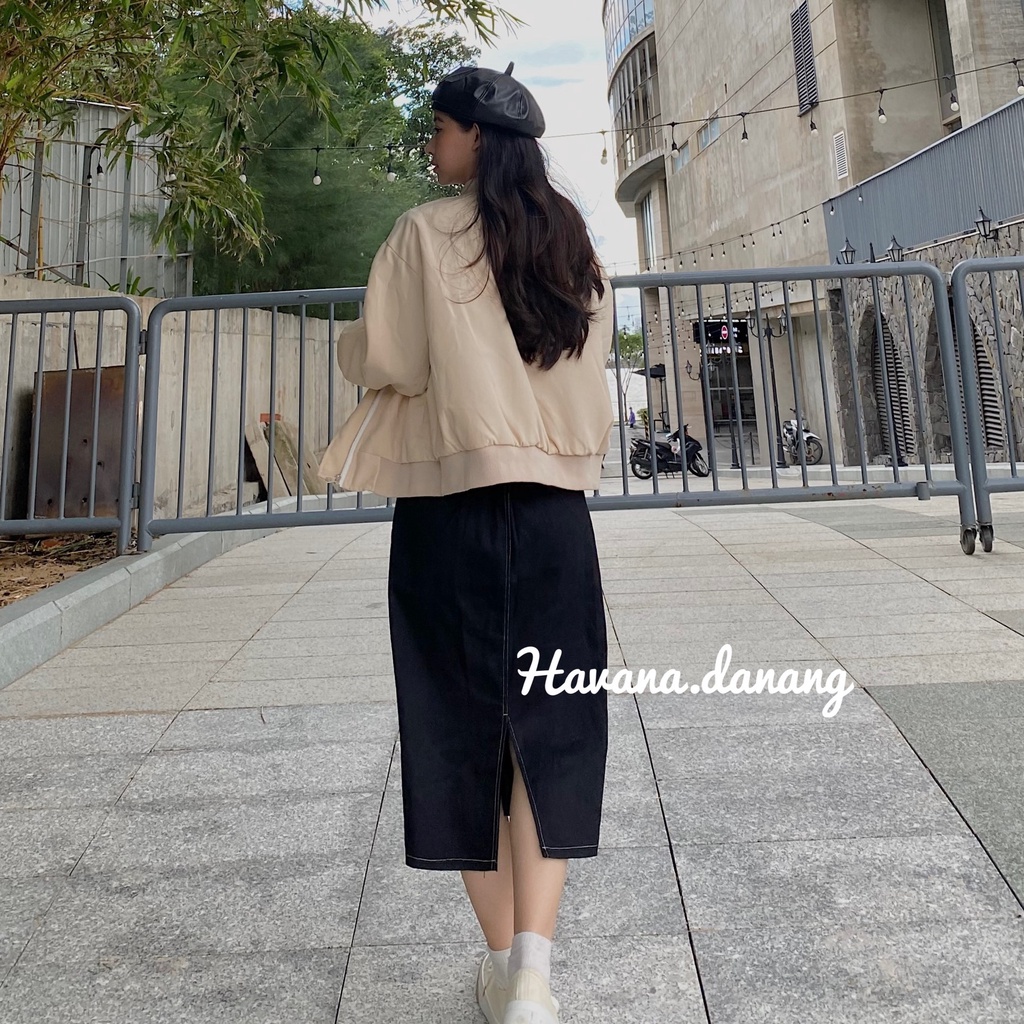 Áo bomber hai lớp, áo bomber nữ có lớp lót dù bên trong | BigBuy360 - bigbuy360.vn