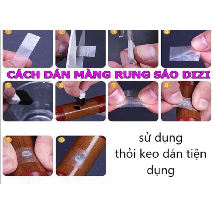 Sáo trúc Dizi Trần Tình Ma Đạo Tổ Sư, sáo trúc Trung Hoa thổi ngang chuẩn âm, tông La A4 cho người mới tập