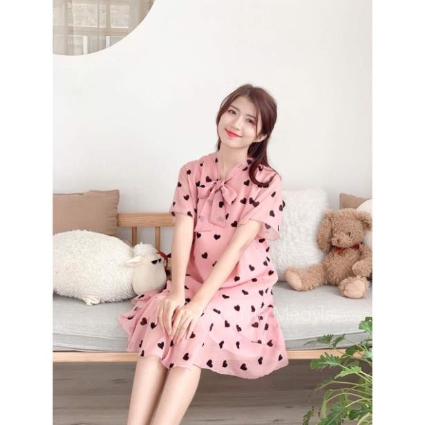 Váy bầu suông thời trang thiết kế dự tiệc công sở Loại 1