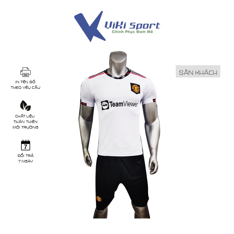 Bộ quần áo đá bóng MU sân khách 2022 -ViKi Sport