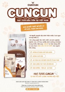 Thức ăn cho chó Cuncun gói 1,2kg