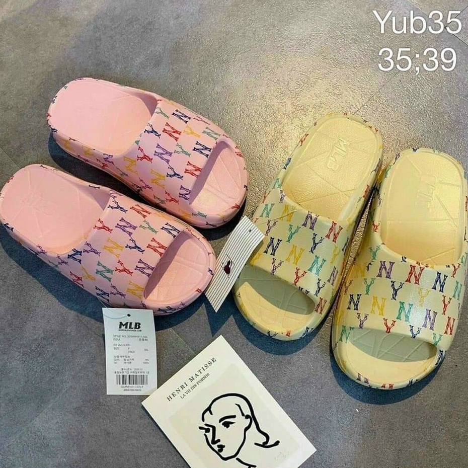 Dép cao M.L.B Chunky nữ 4cm - Dập LOGO và chữ - cực xinh