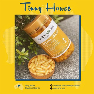 Sữa ong chúa healthy care royal jelly 365 viên - mẫu mới nhất