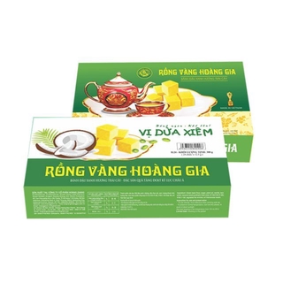Bánh đậu xanh vị dừa xiêm Rồng Vàng Hoàng Gia | 300g