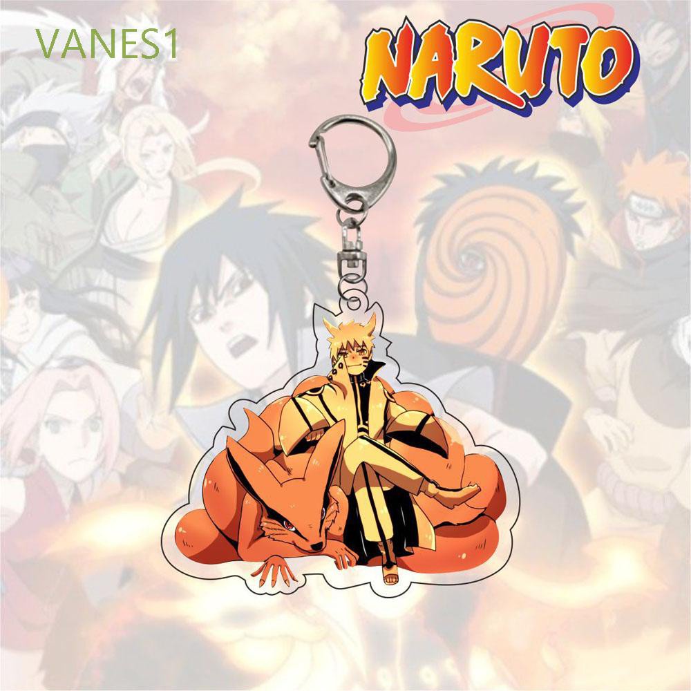 Móc Khóa Acrylic Hình Nhân Vật Anime Naruto Uchiha Sasuke Thời Trang