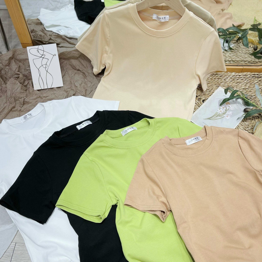 Áo thun ôm trơn 6423 - Freesize