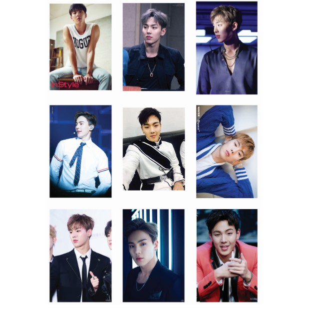 LOMO CARD 72 ảnh thành viên MONSTA X - SHOWNU