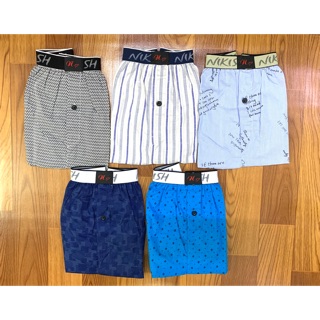 Combo 5 quần đùi ngủ nam lưng quần lót