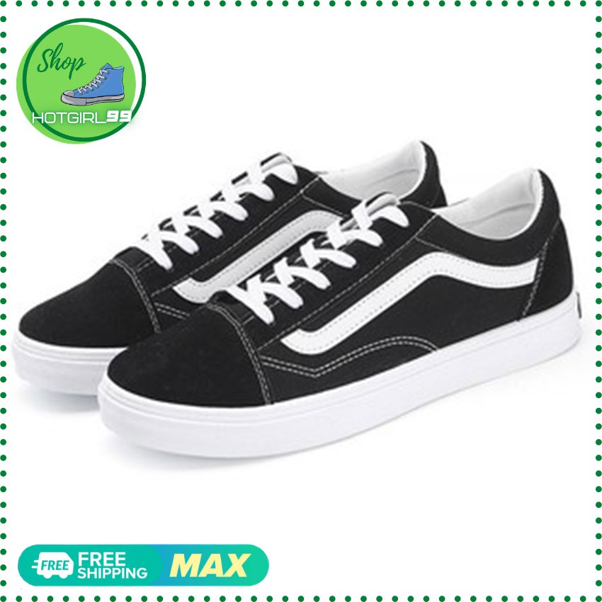 Giày thể thao vans old skool đen trắng nam và nữ thời trang giày đi học