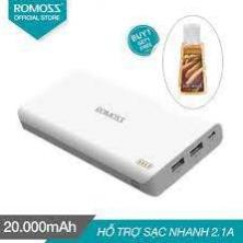 Pin Dự Phòng ROMOSS SENSE 6 Plus 20.000mah Chính Hãng - có LED