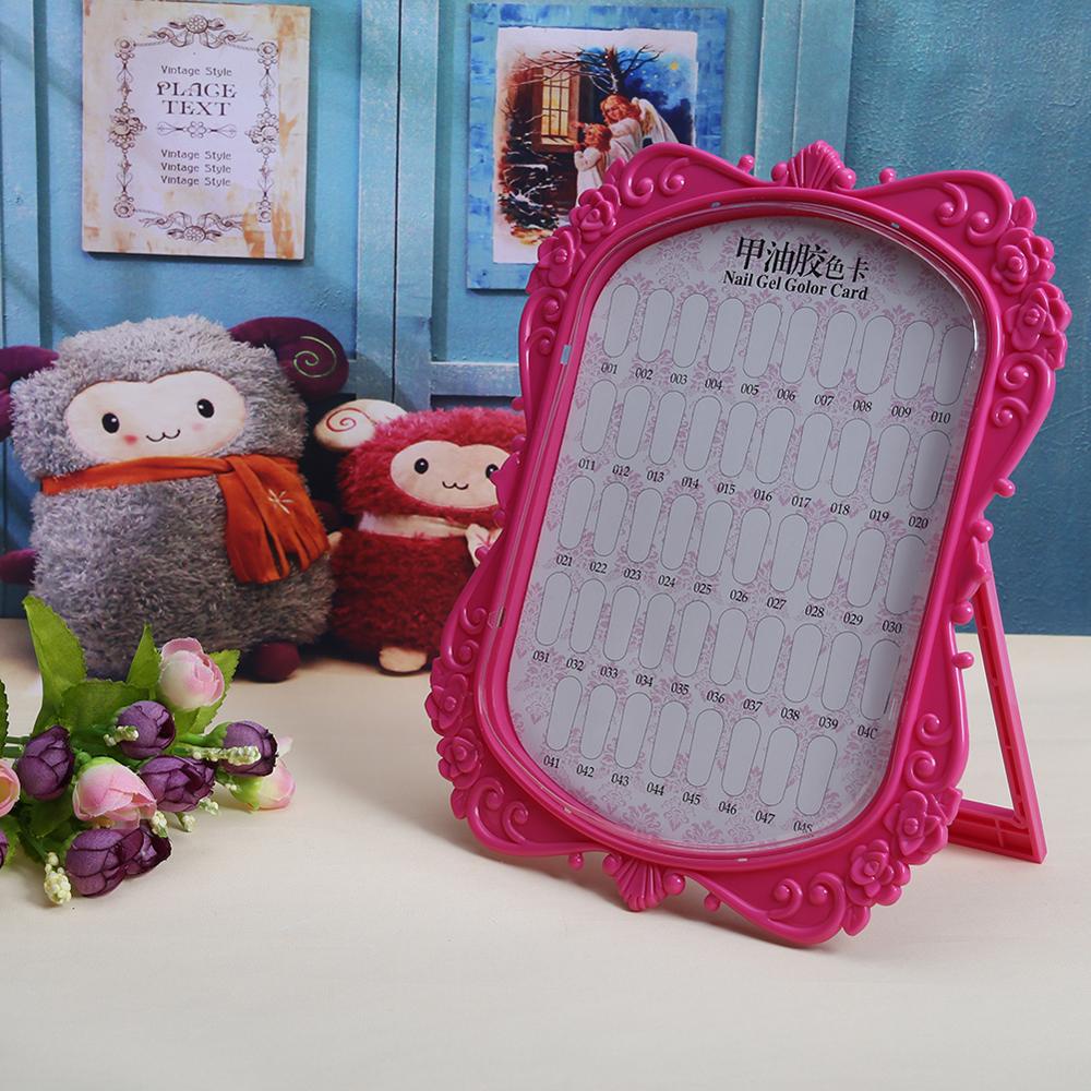 Hộp Nhựa Trưng Bày Sơn Móng Tay 48 Màu Hình Chữ Nhật Tiện Dụng