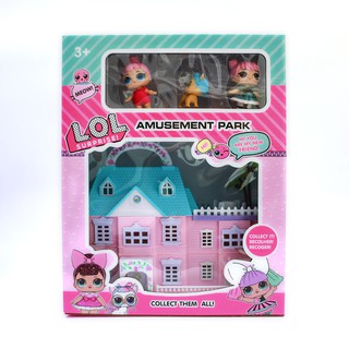 Lắp ráp mô hình tòa lâu đài lol surprise 309