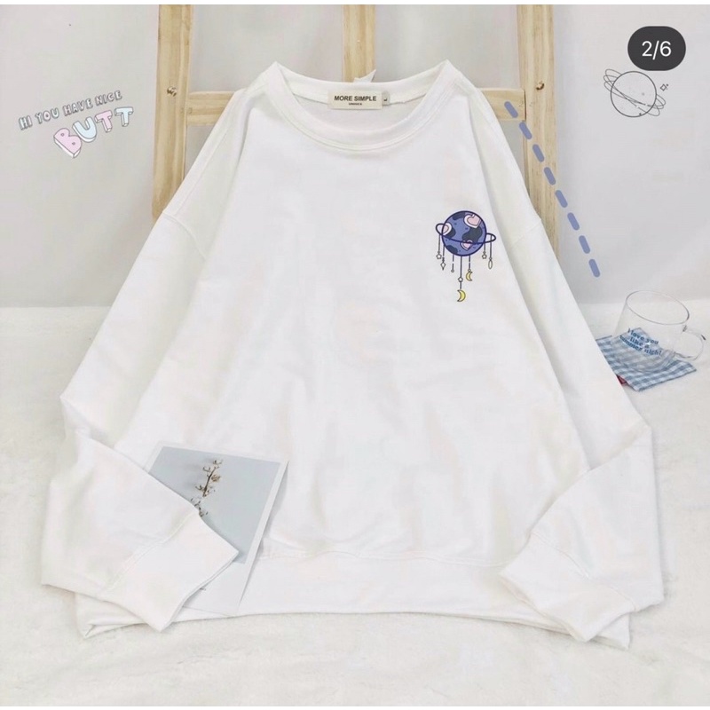 Áo khoác sweater chui đầu nỉ ngoại unisex ulzzang nam nữ
