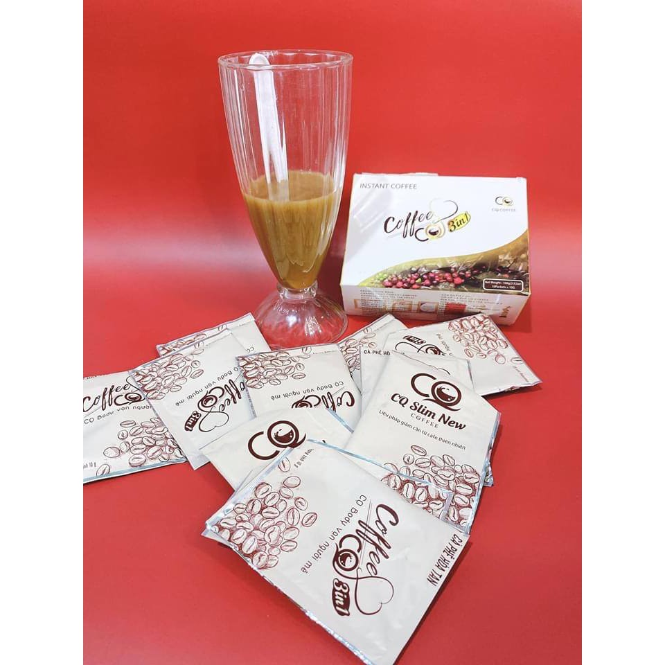 CÀ PHÊ CQ SLIM 3IN1 CHÍNH HÃNG - CQ SLIM COFFEE